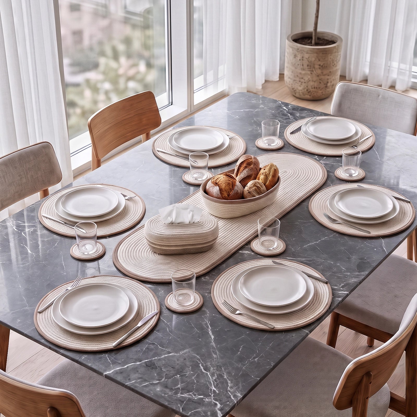 Oriva Dining Set (15 pieces)
