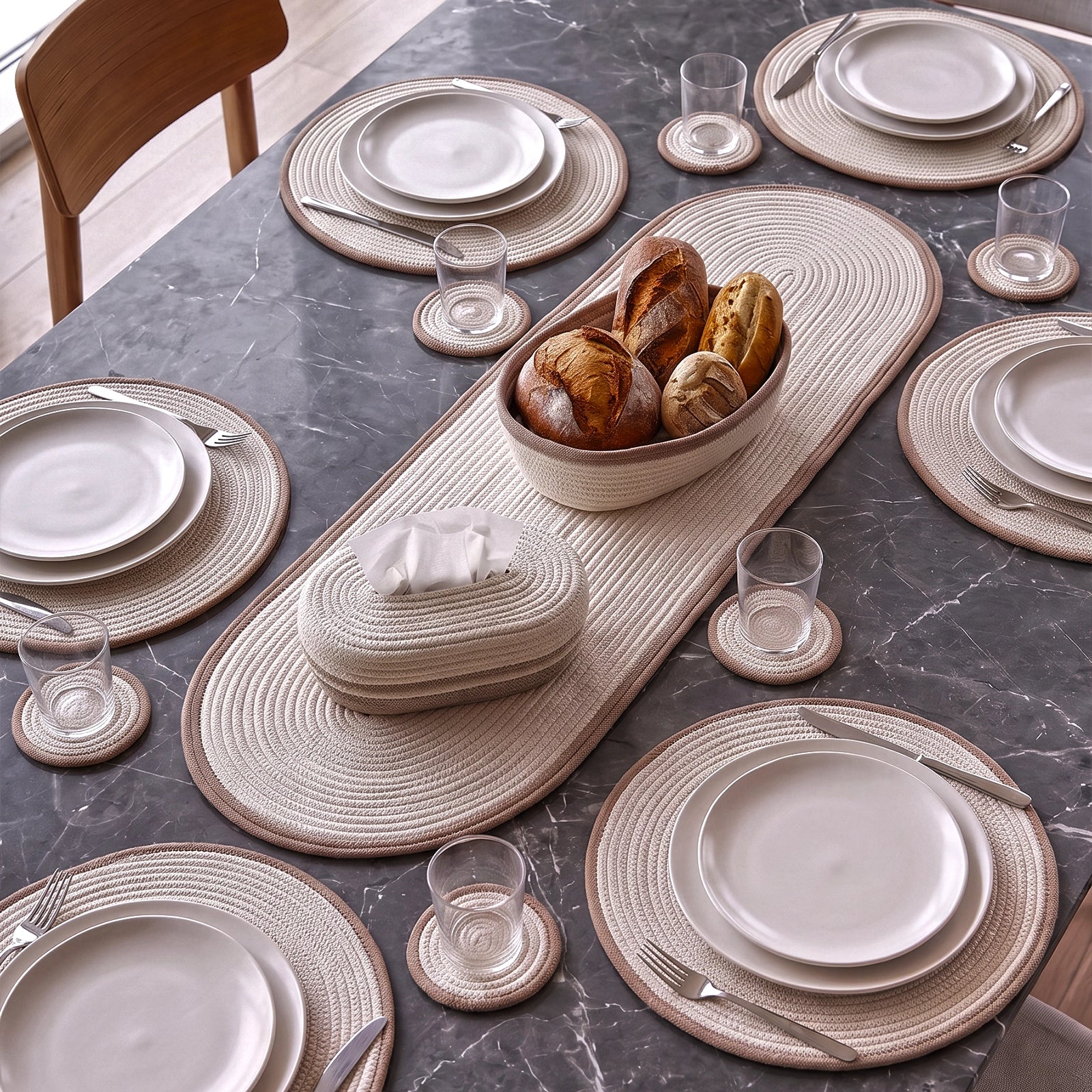 Oriva Dining Set (15 pieces)