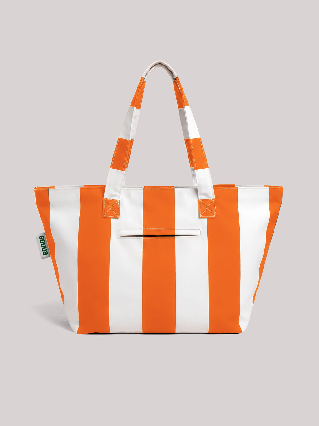 Striped Saffron Tote Bag