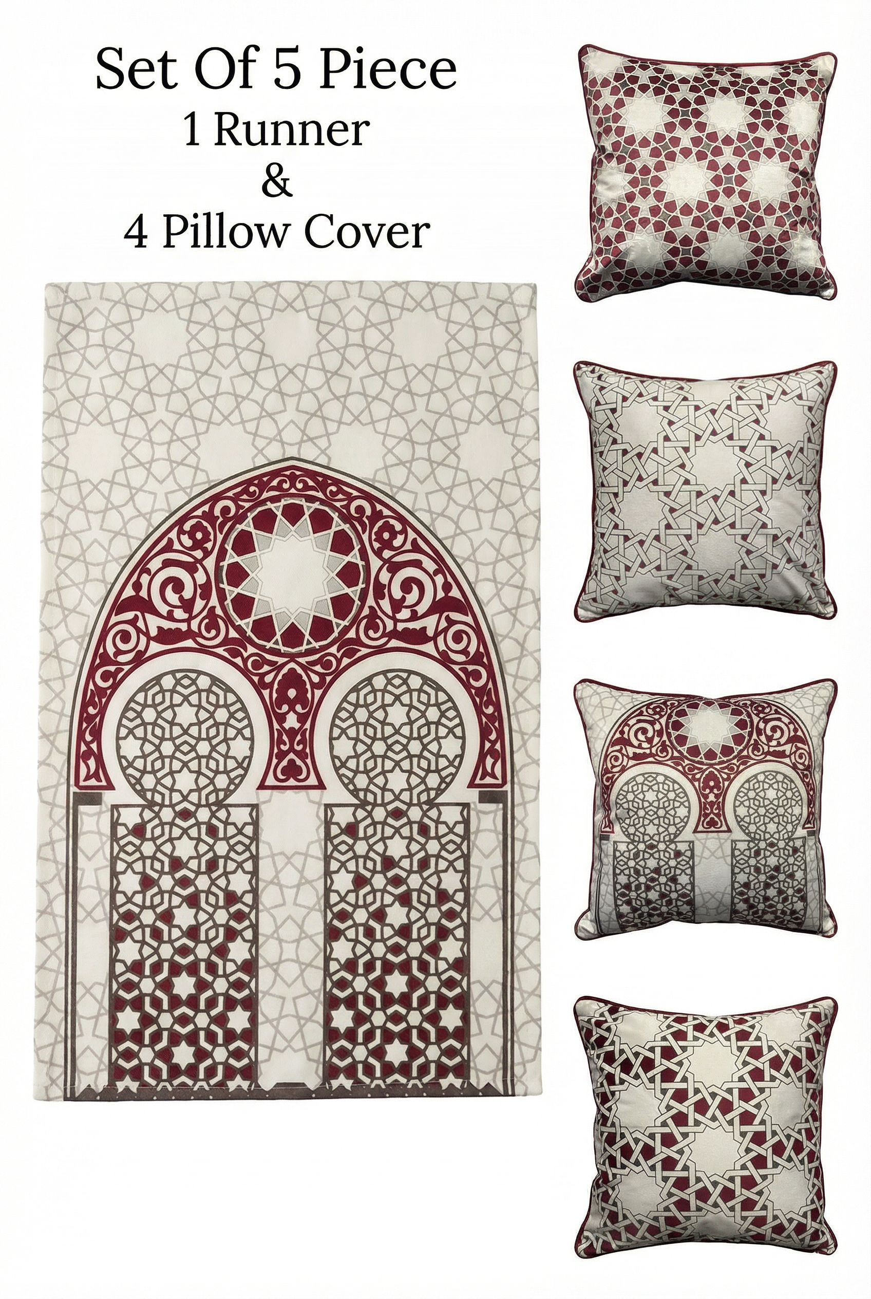 Burgundy  Arabesque | طقم عربي