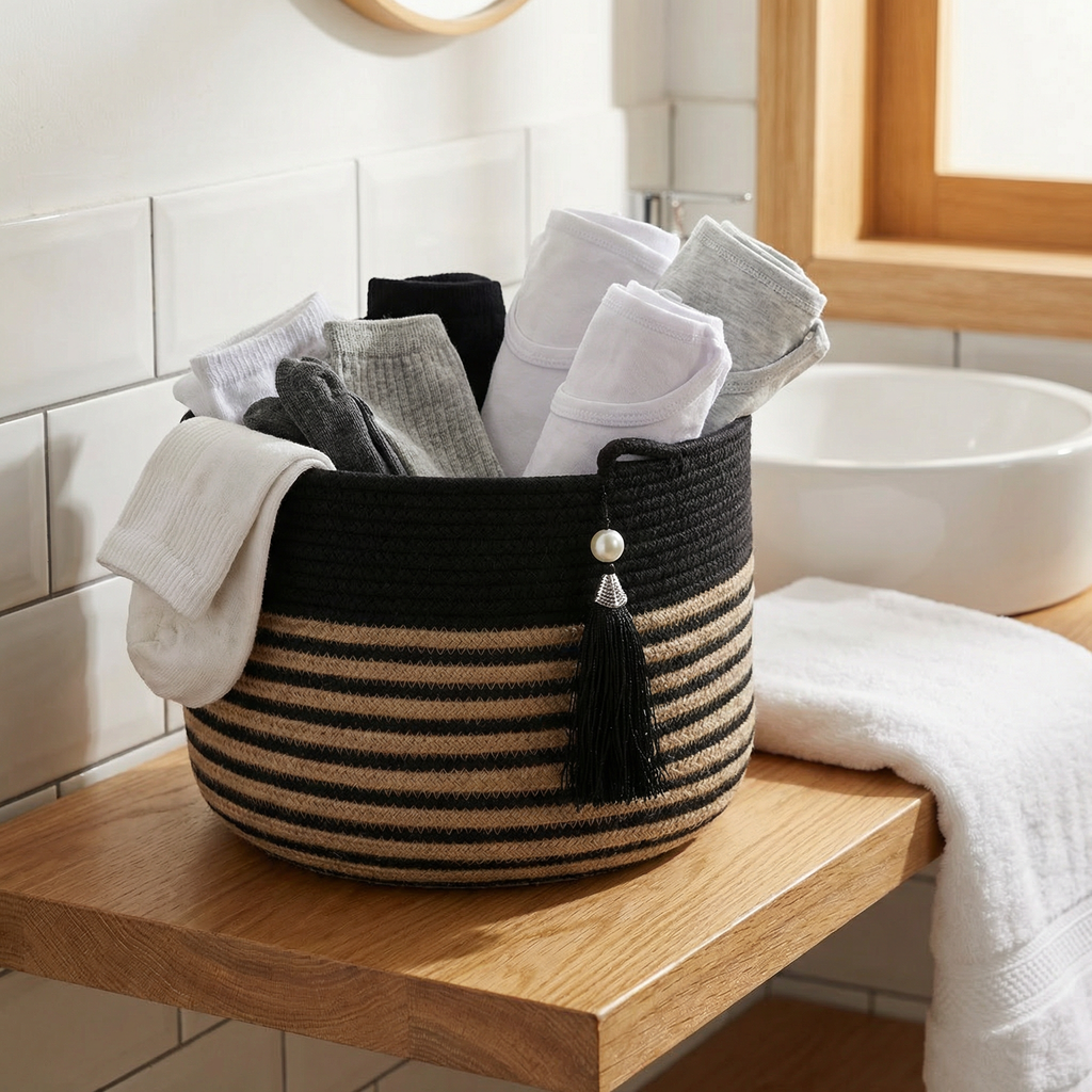 Coco Black Basket