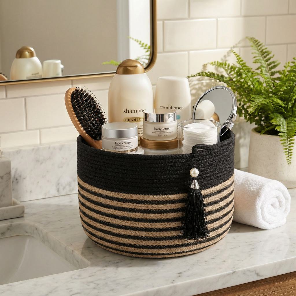 Coco Black Basket