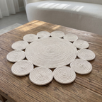 White circle coaster