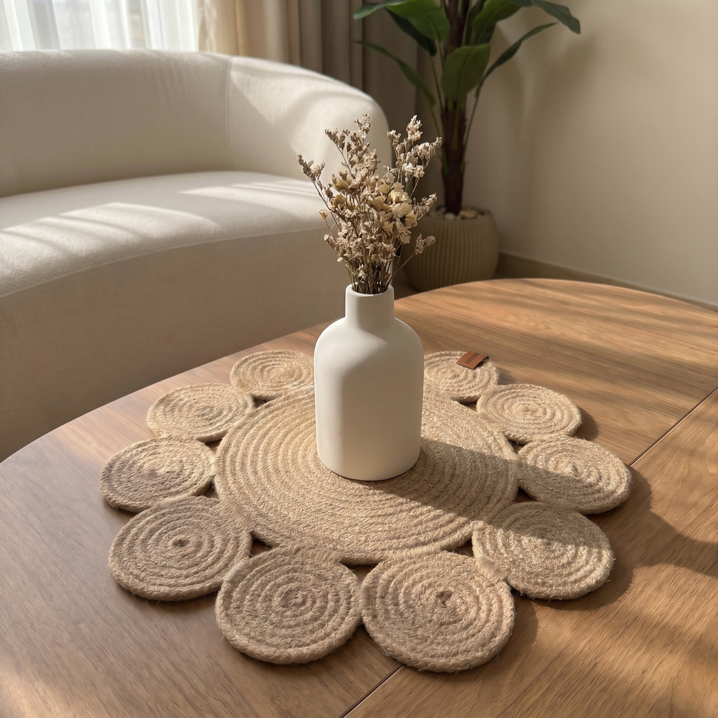 Brown Jute Coaster
