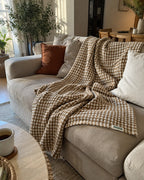 Mocha Blanket throw